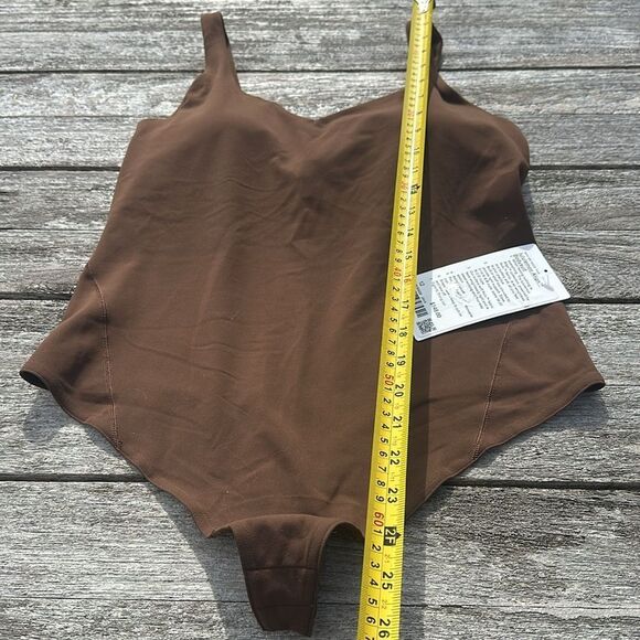 Lululemon Align Bodysuit Java Brown thong cut size 12 NWT - Picture 4 of 8